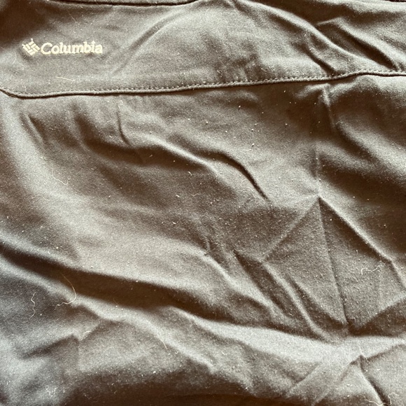 Columbia Women's Anytime Outdoor Long Shorts in Black - Picture 6 of 6